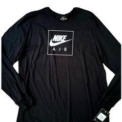 New With Tag Men’s Nike Air Shirt Black Extra Large