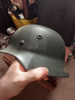 Wwii german helmet.