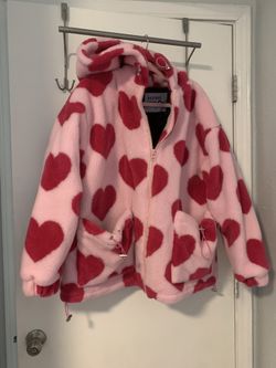 Valentines Day Sherpa Coat