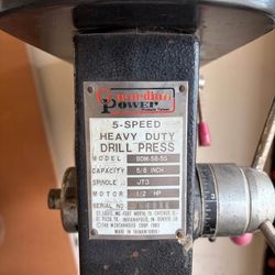 Guardian 5 speed drill press