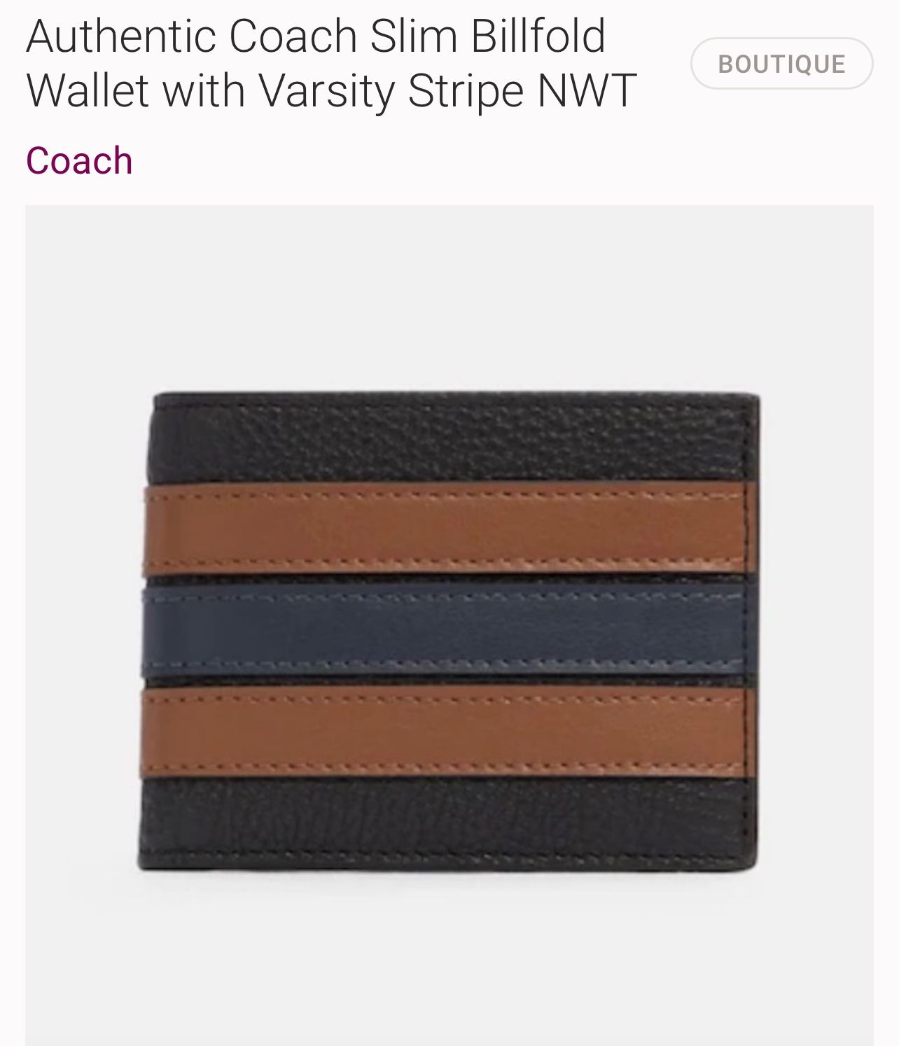 Coach Slim Wallet