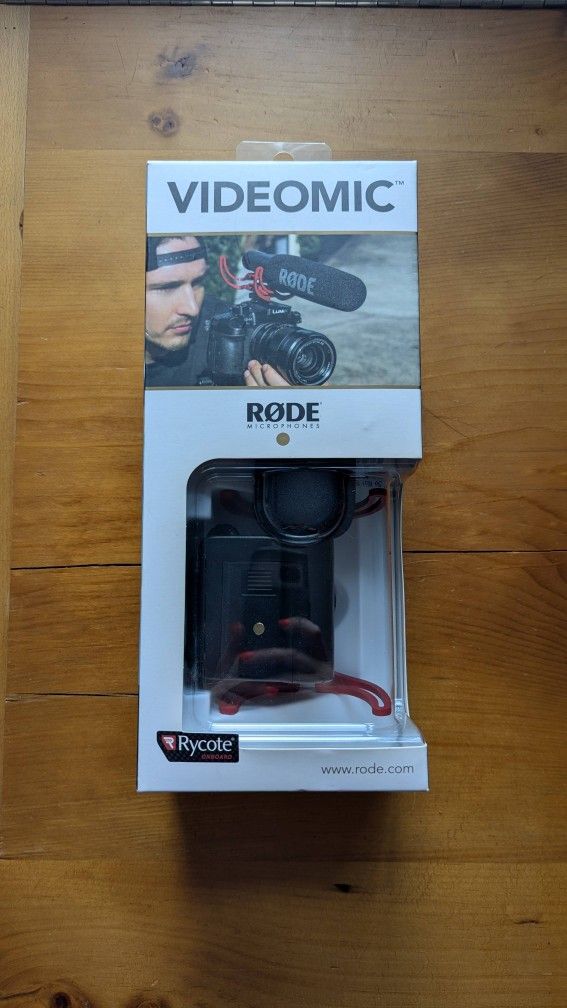 New RODE VideoMic Camera-Mount Shotgun Microphone