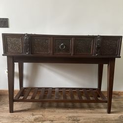 McKenna Console/Sofa Table By ashley Dark Wood