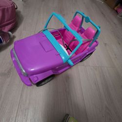 Brand new barbie car