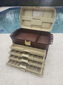 Fishing Tackle Box 4 Drawer Large Plastic Tacklebox PLANO 758 Organizer