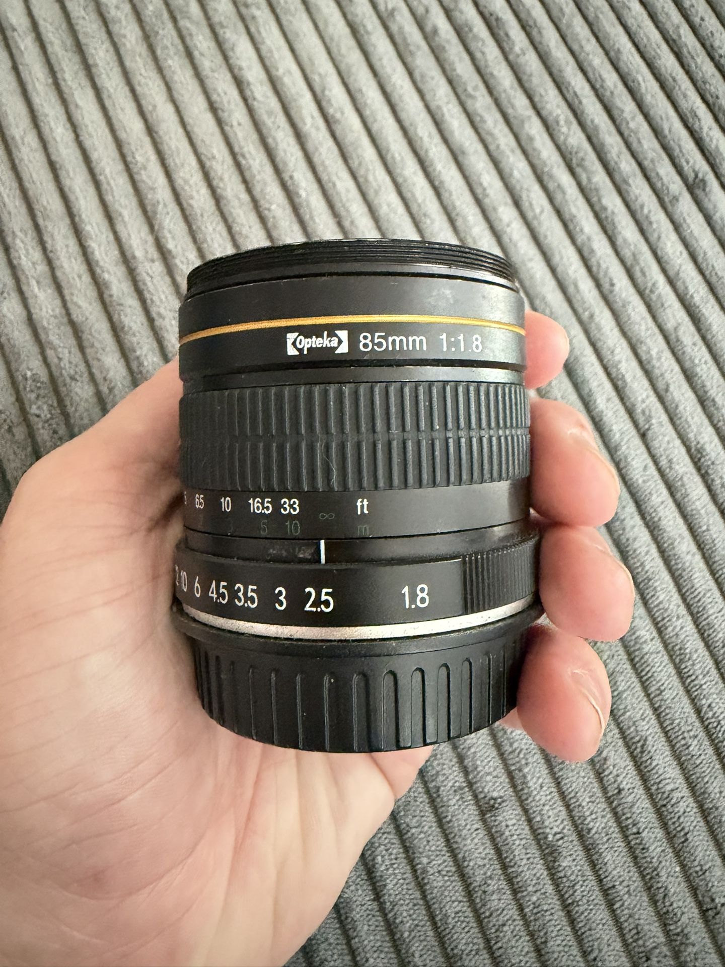 Opteka 85mm Manual Focus Lens For Dslr Cameras