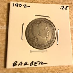 1902 Barber Quarter