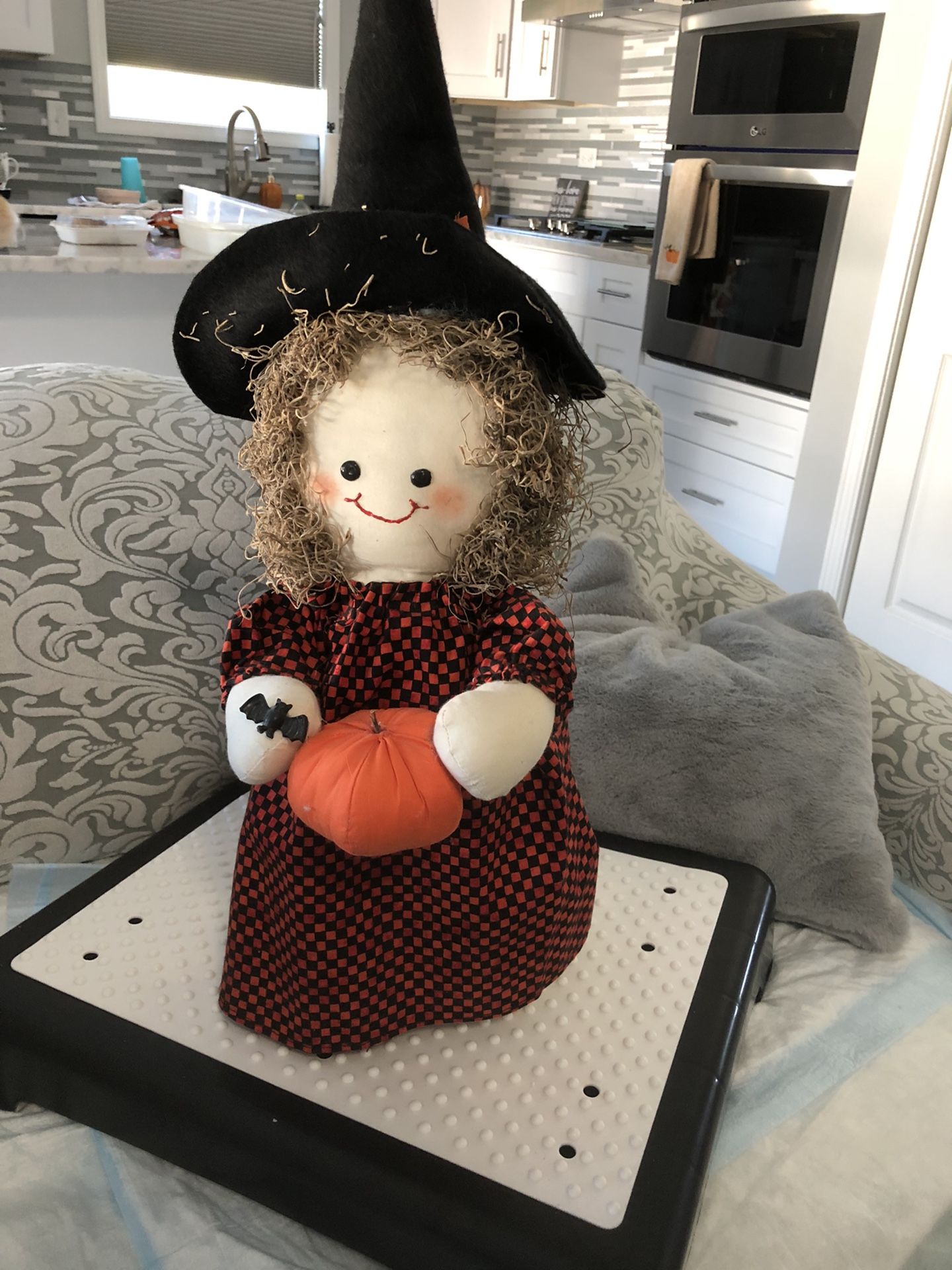 Halloween Witch ! Door Stopper Or Decoration