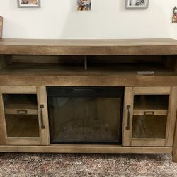 Tv Stand With heating Fireplace