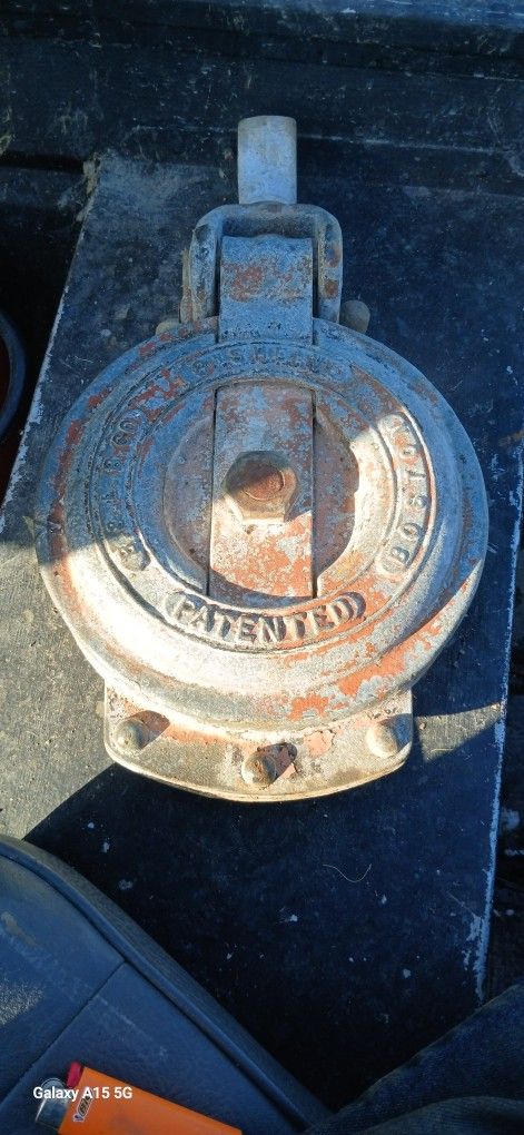 Vintage Patented 8" Boston Sheave