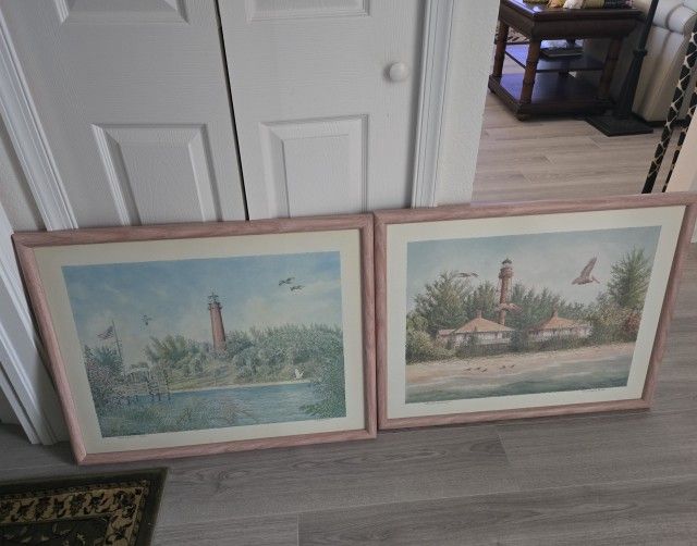 2 Signed Lithograph Prints By Christopher Griffiths