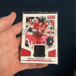 Panini Patrick Mahomes Patch Card