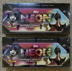 2026 Topps Disney Neon hobby box  