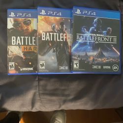 Three Playstation 4 games 