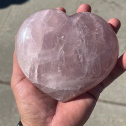 Rose Quartz Heart