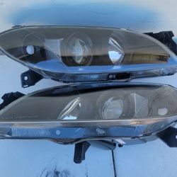 04-09 Mazda 3 Projector Headlights Luces Calaveras Micas Faros Focos Faroles