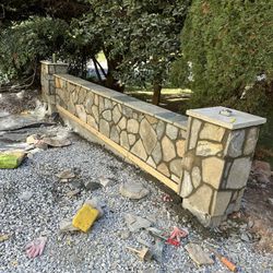 stone wall works at a good price