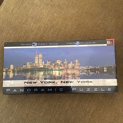 NEW Sealed Vintage New York Skyline Panoramic Puzzle 