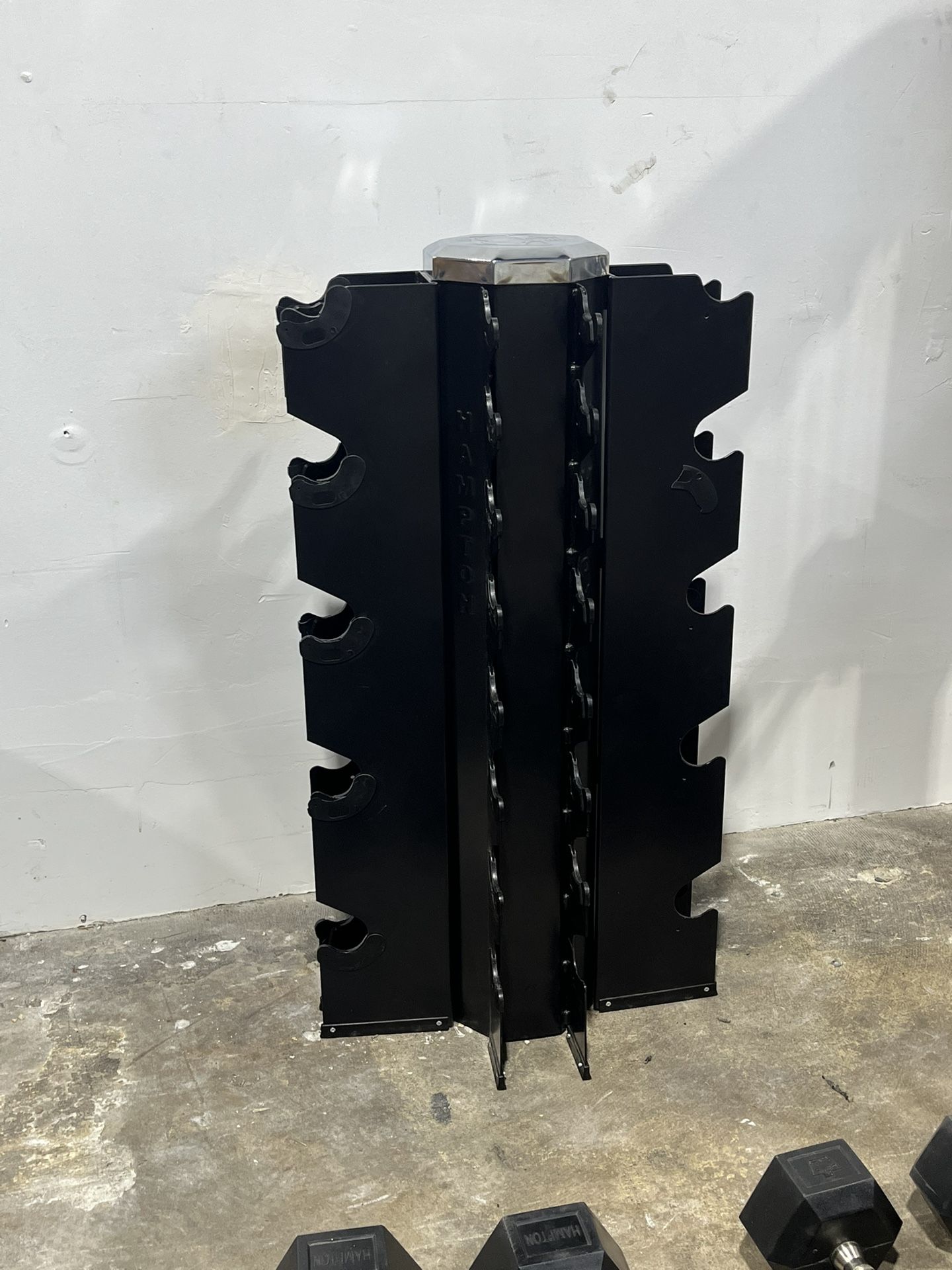 🏋️‍♂️ Commercial Hampton Vertical Dumbbell Rack – No Weights Included 
