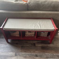 Bench with storage