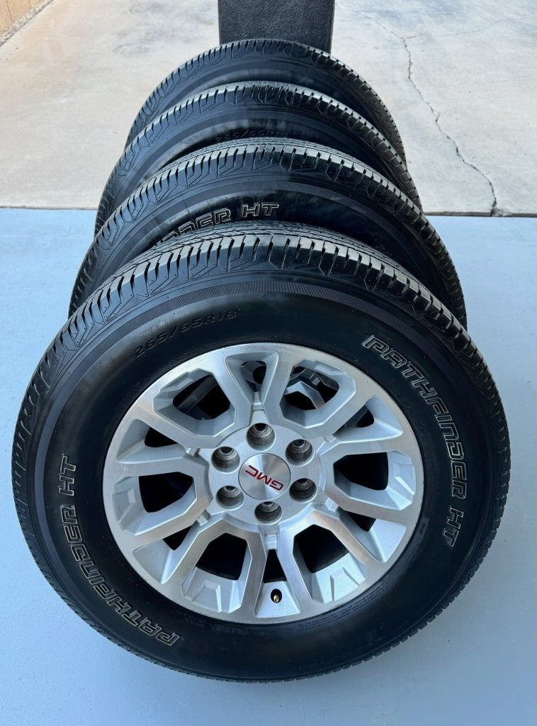 Great Set 👍 GMC Sierra Yukon 18" Wheels 🔥 Tires