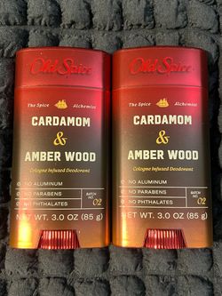Old Spice Cardamom & Amber Wood Deodorant 2-Pack