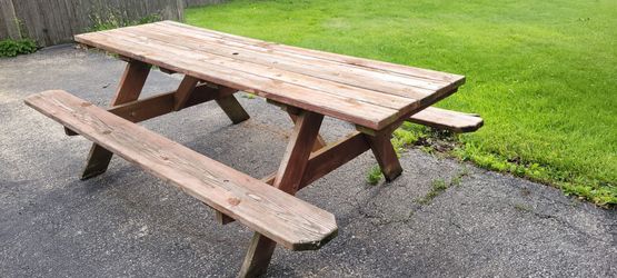 Picnic table for patio
