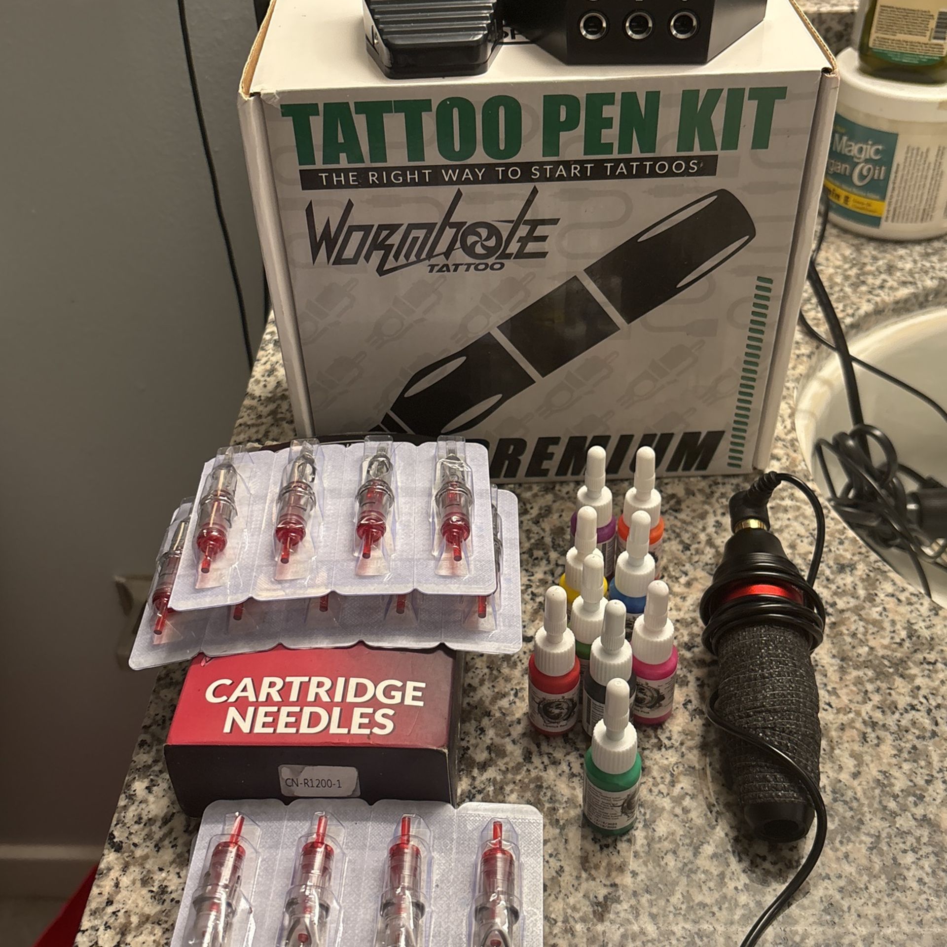 Worm Hole Tattoo Pen Kit