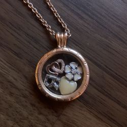 Pandora Floating Locket Rose Gold