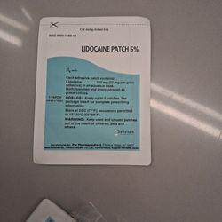 LIDOCAINE PAYCHES 5 %
