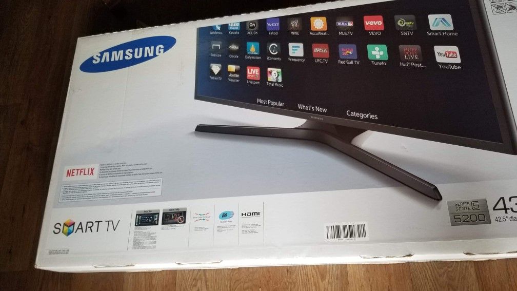 SAMSUNG tv smart inch 43