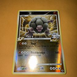 Pokemon Golem 23/111 Rising Rivals Reverse Holo Rare Card LP 