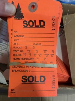 Bundle Of Sold Tags