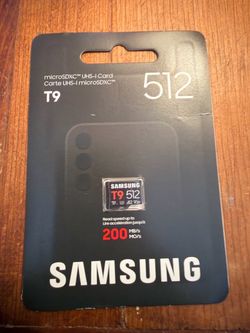 Samsung T9 “512GB” Micro SDXC UHS-I Card