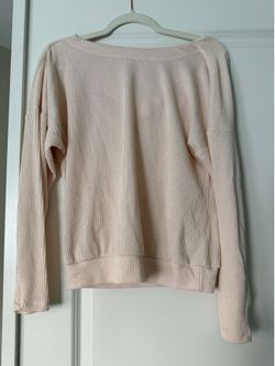 Anthropologie Light Pink Off-shoulder Top XS