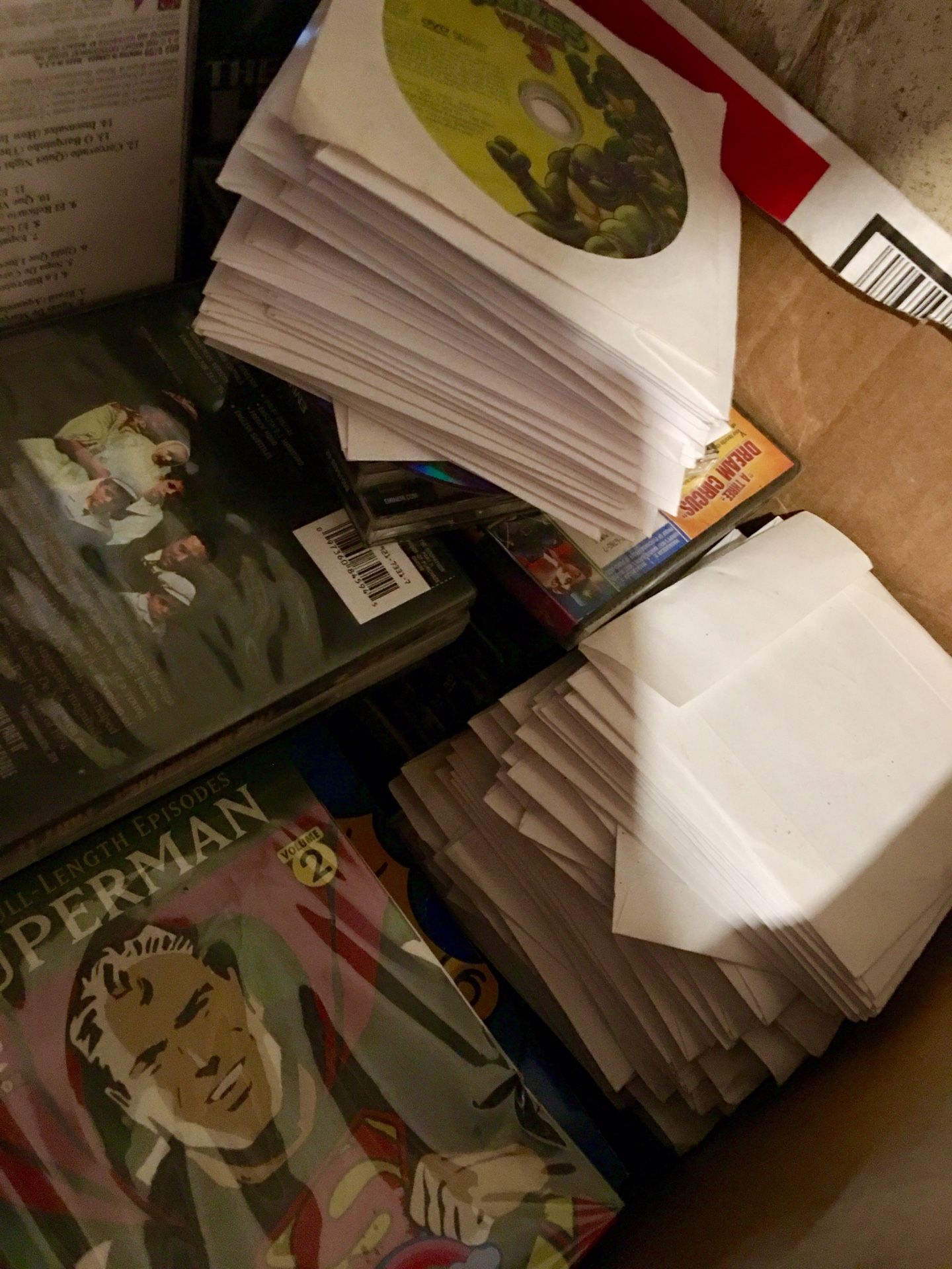Big box of dvds