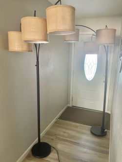 Hampton Bay standing indoor lamps