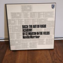 Record: Back/ The Art Of Fugue Academy Of St. Martin- In- The- Fields Neville Marriner