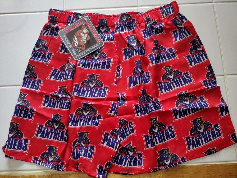 Florida Panther's Shorts Bottom Drawers, 100% Silk