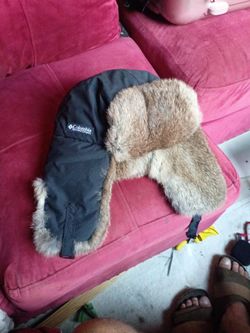 Real rabbit fur Columbia Sportswear Trapper Hat