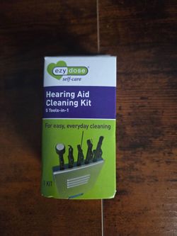 NEW Ezy Dose Hearing Aid Cleaning Kit 5-in-1 Hearing Aid Maintenance Tool