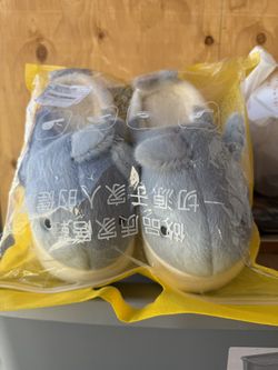 Plush Fur Whale Shark Unisex Adult Slippers