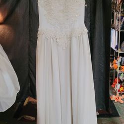 Wedding Dress And Petticoat