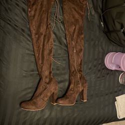 Thigh high Suede Boots