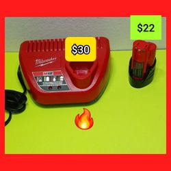 Milwaukee Batteries Chargers AUTOMOTIVE Impacts TOOLS 🔧 