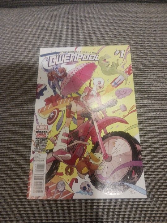 Unbelievable Gwenpool #1 (Marvel Comics 2016) 1st PRINTING!