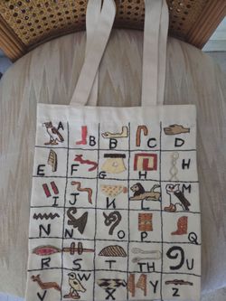 Hieroglyphic Tote Bag