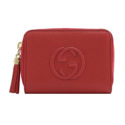 Gucci red soho wallet 