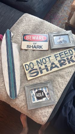 Beach/Shark/surf decor