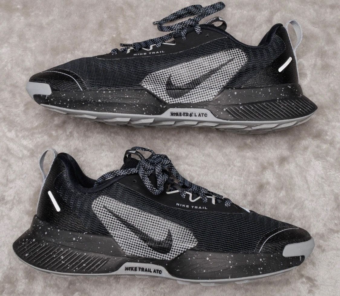 Nike Juniper Trail 3 Black Wolf Gray Sneakers Mens Size 12 FQ0904-001